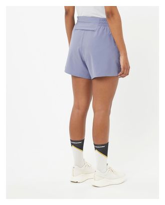 Short Salomon SHKout Easy 4in Bleu Femme