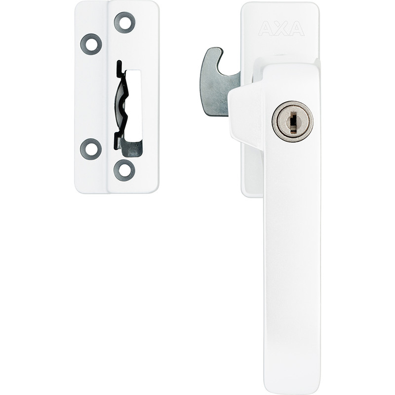 AXA 3329 raamsluiting met slot SKG* Rechts wit