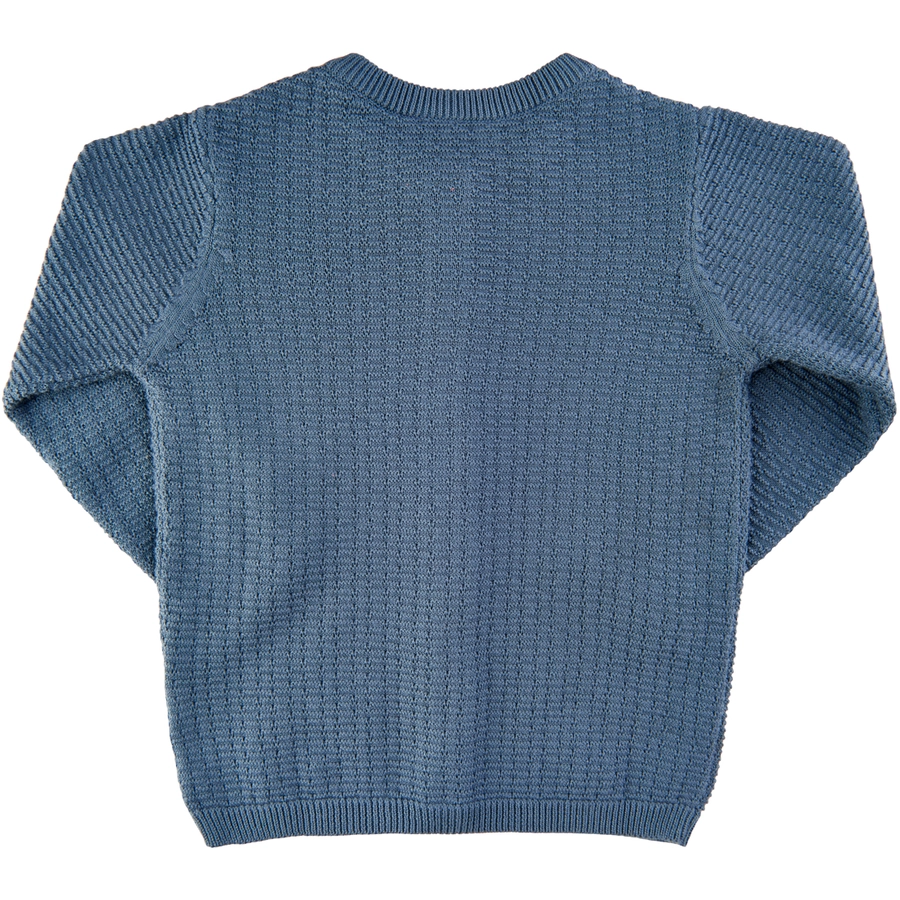 FIXONI Knitted Cardigan China blue