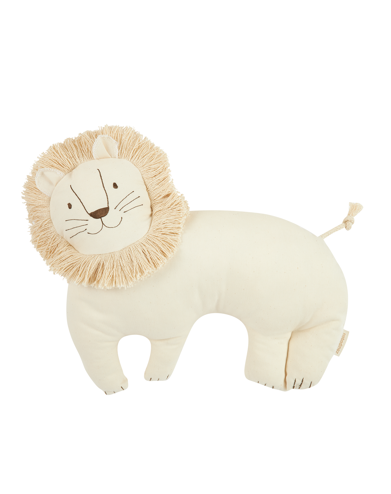 Coussin lion blanc | Blanc