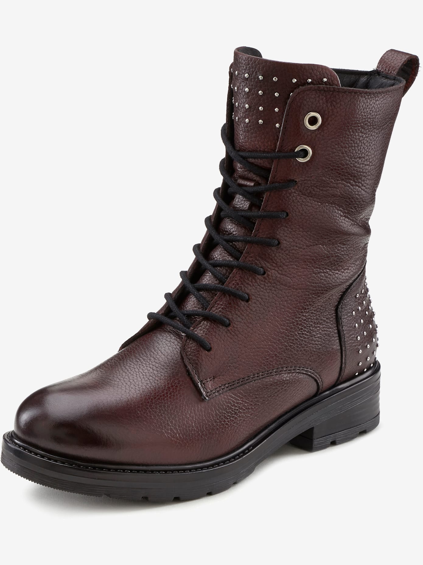 Bottines à lacets cuir de qualité