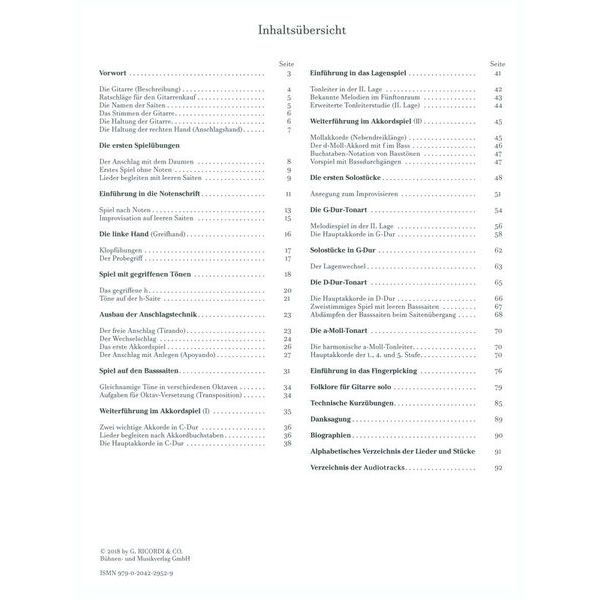 Ricordi Die neue Gitarrenschule Band 1