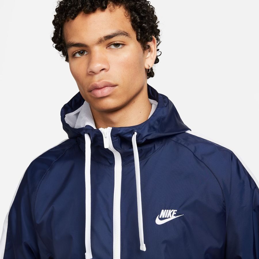 Nike Survêtement NSW Club Woven - Bleu Marine/Blanc