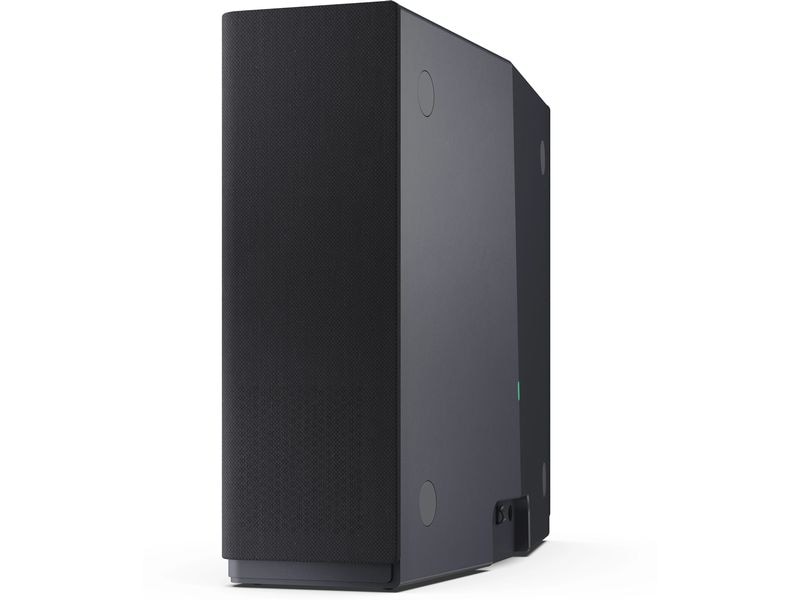 Sharp Subwoofer CPAWS0101 Schwarz Kompakter kabelloser Subwoofer, der aufrecht oder flach aufgestellt werden kann