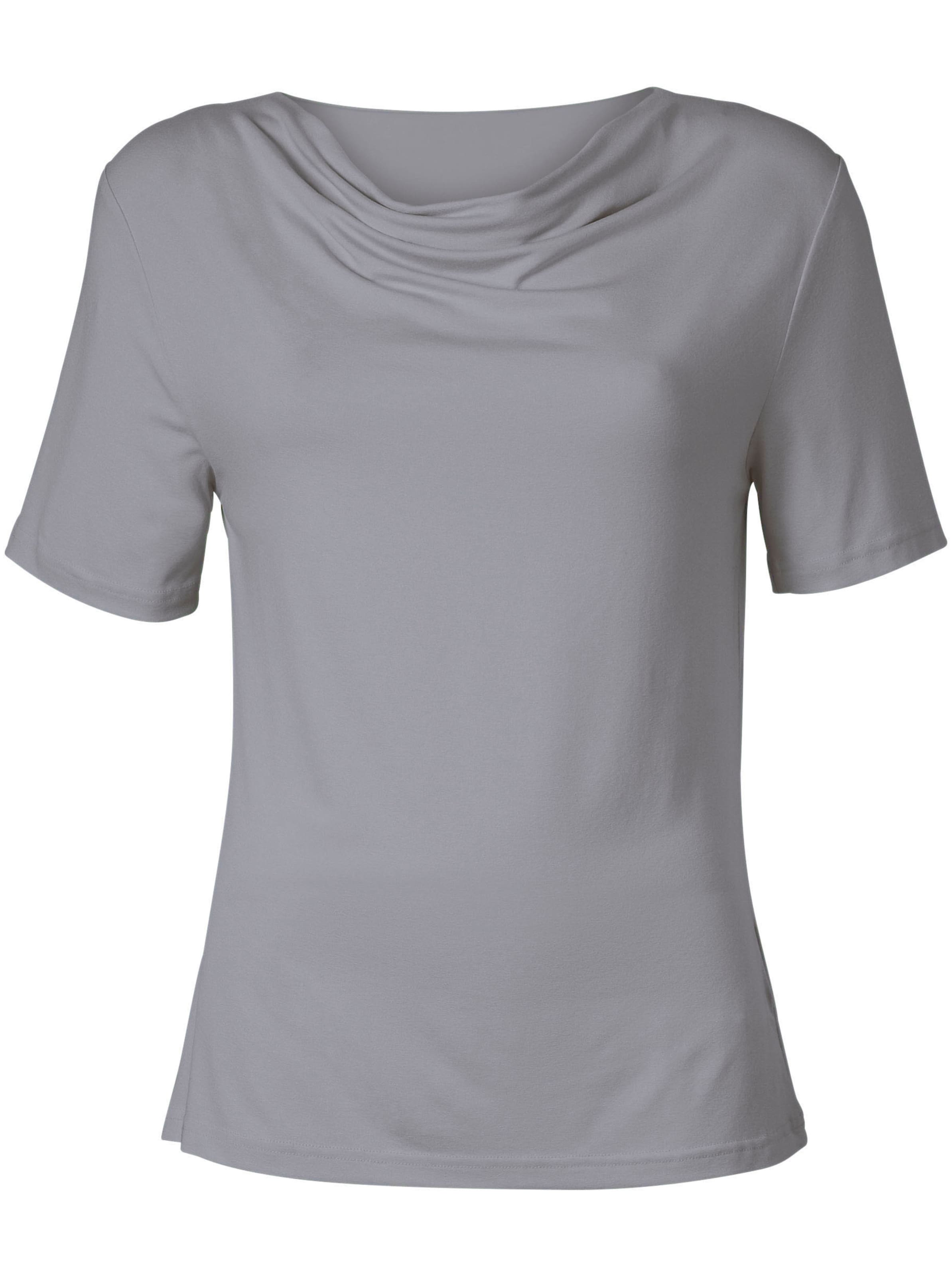Wasserfallshirt in anthrazit