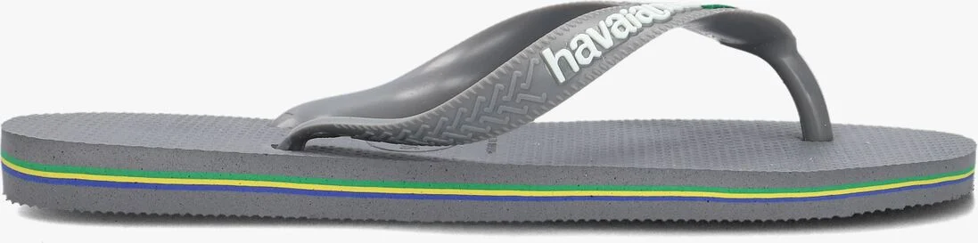 HAVAIANAS grijze havaianas teenslippers brasil logo dames