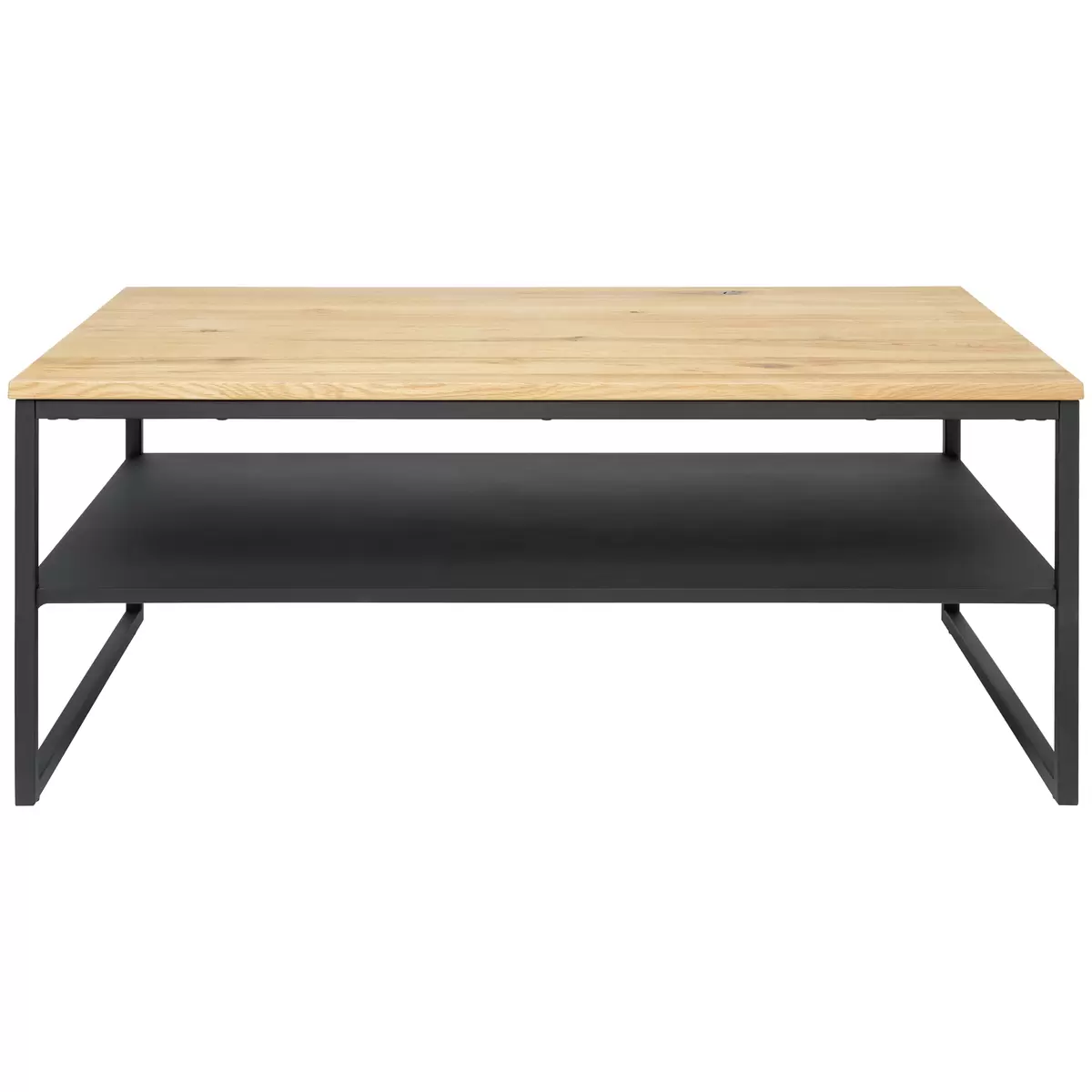 Salontisch Massivholz Vermont Schwarz