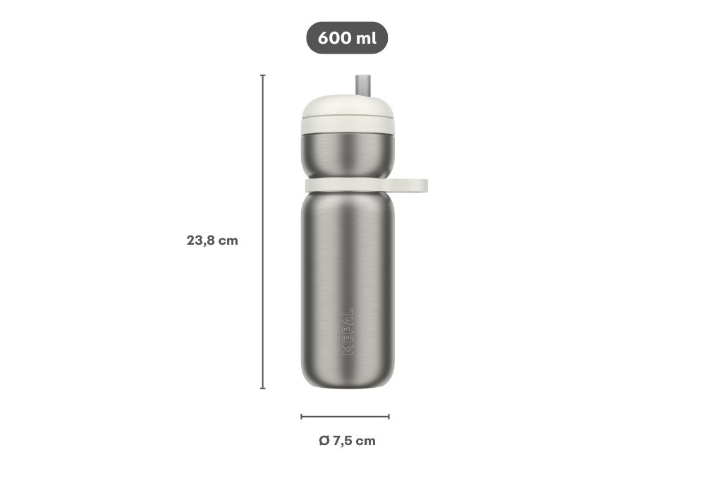 Mepal Sport twist 600 ml isoleerfles - Midnight blue