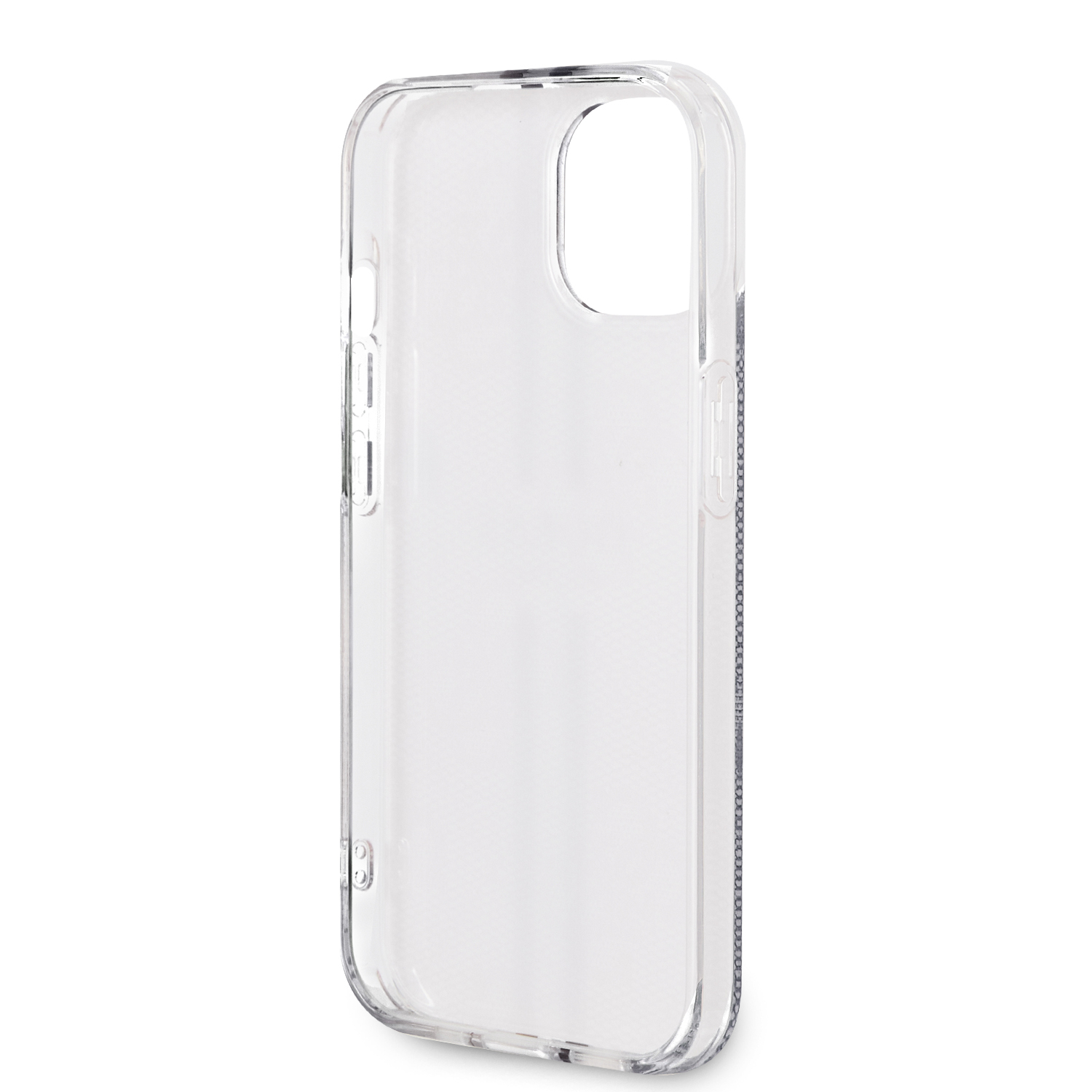 iPhone 15 Hybrid Hardcase Hülle IML 4G Gold Stripe (GUHCP15SH4PSEGK) - Schwarz