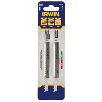 Irwin Pro decoupeerzaagbladbi-metaal U-aansluiting voor hout en metaal - 2 stuks