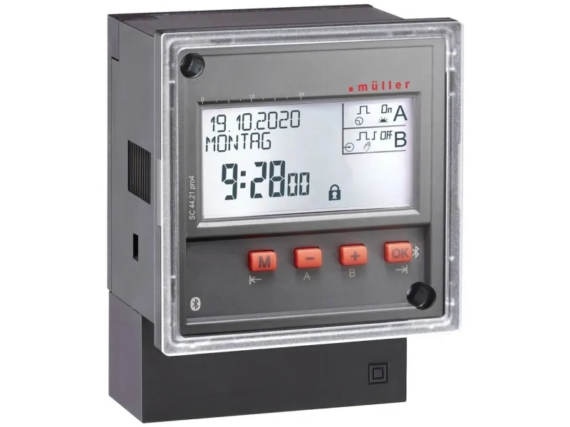 Müller SC 44.21 pro4 24V ACDC Timer til DIN-skinne digital 230 V 4000 W