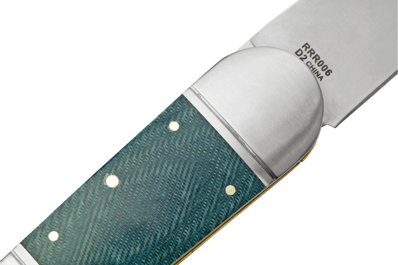 Rough Ryder Reserve Rhino Toe Denim Micarta, RRR006 slipjoint zakmes