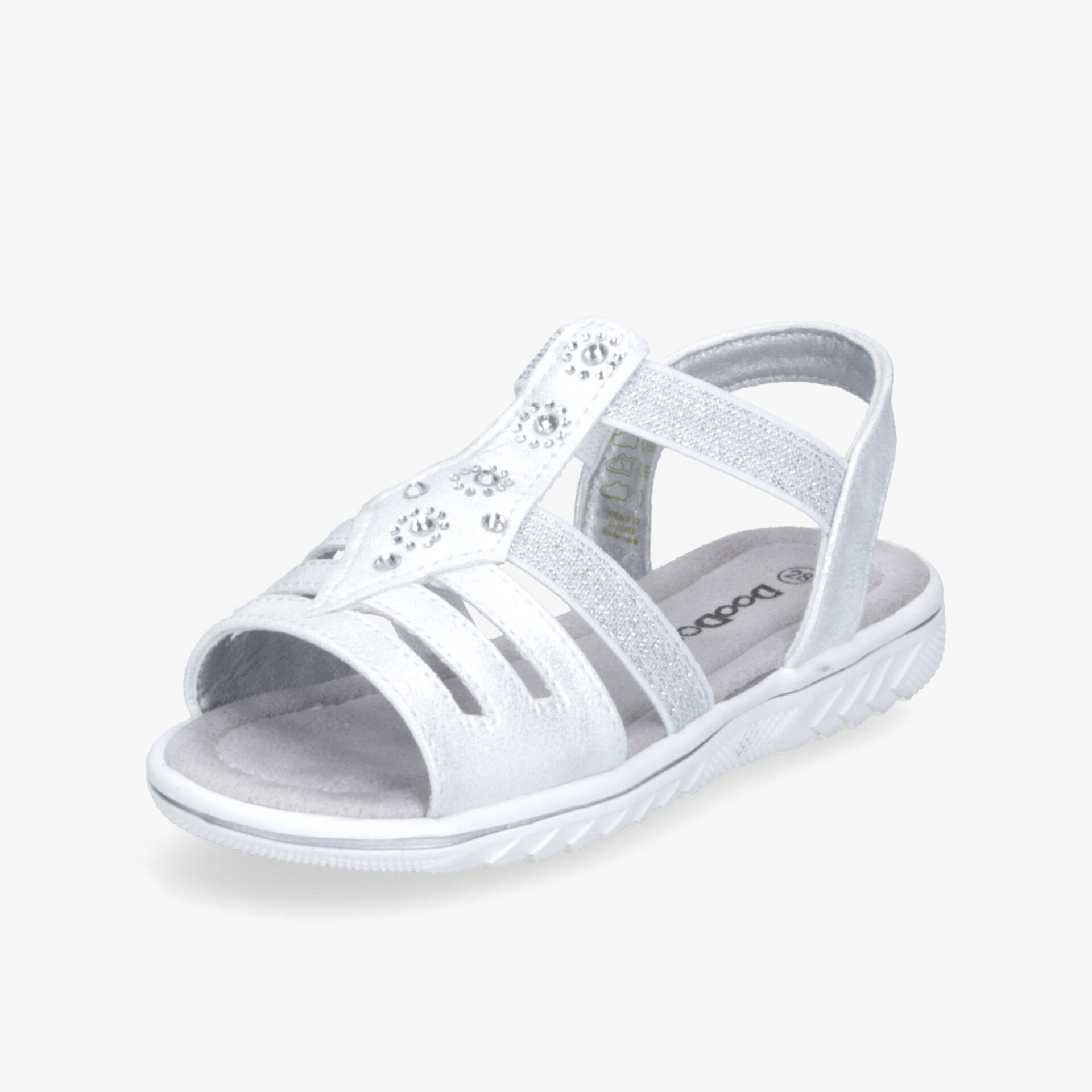 DooDogs Kinder Sandalen silber