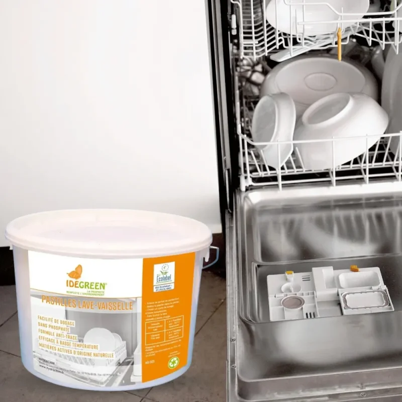 IDEGREEN - Pastilles lave-vaisselle Ecolabel - x125