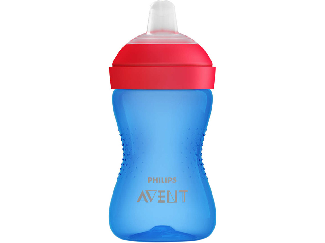 COPO APRENDIZAGEM AVENT COM BICO LI AZUL 9M  300ML