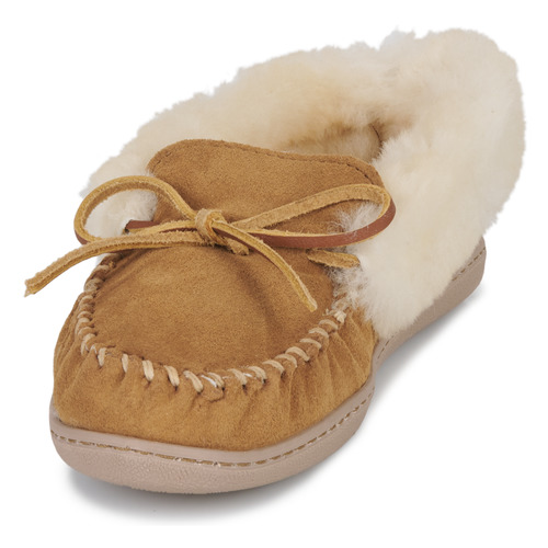 Minnetonka - ALPINE SHEEPSKIN MOC - Marron