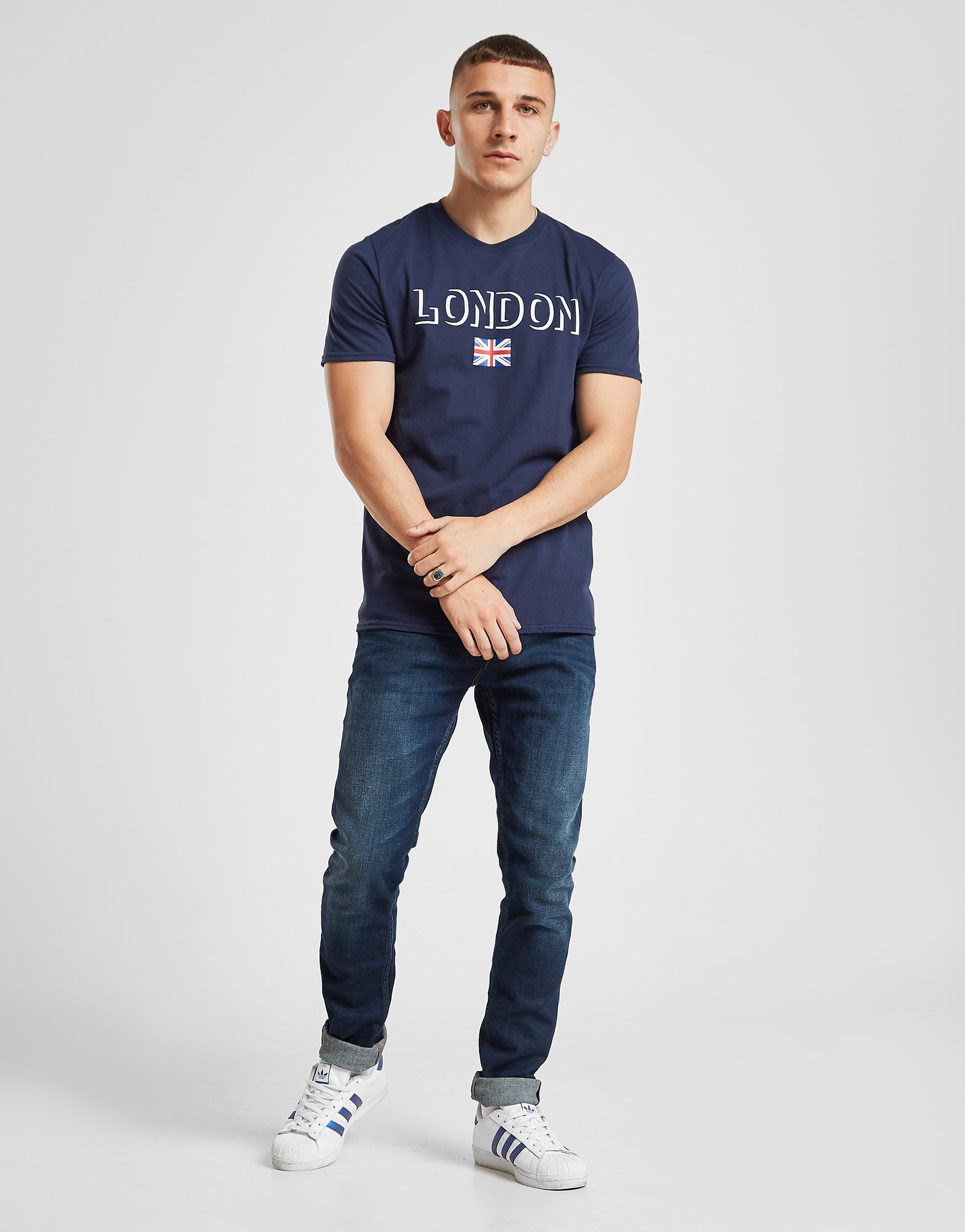 Official Team T-shirt Manches Courtes Drapeau de Londres Homme