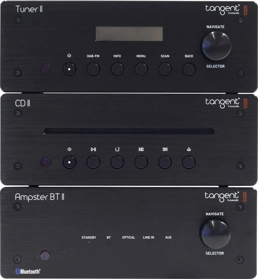 Tangent Ampster BT II   Tangent CD II   Tangent Tuner II Amplis hi-fi stéréo