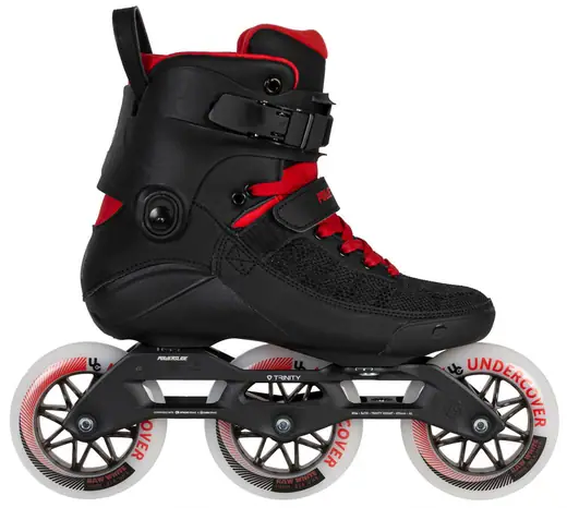 Powerslide Swell Black Fire 110 Inliners - Langdistance Rulleskøjter