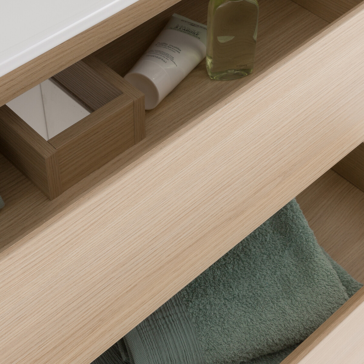 LA REDOUTE INTERIEURS<br>Móvel de parede para lavatório + espelho L80 cm, Nirio