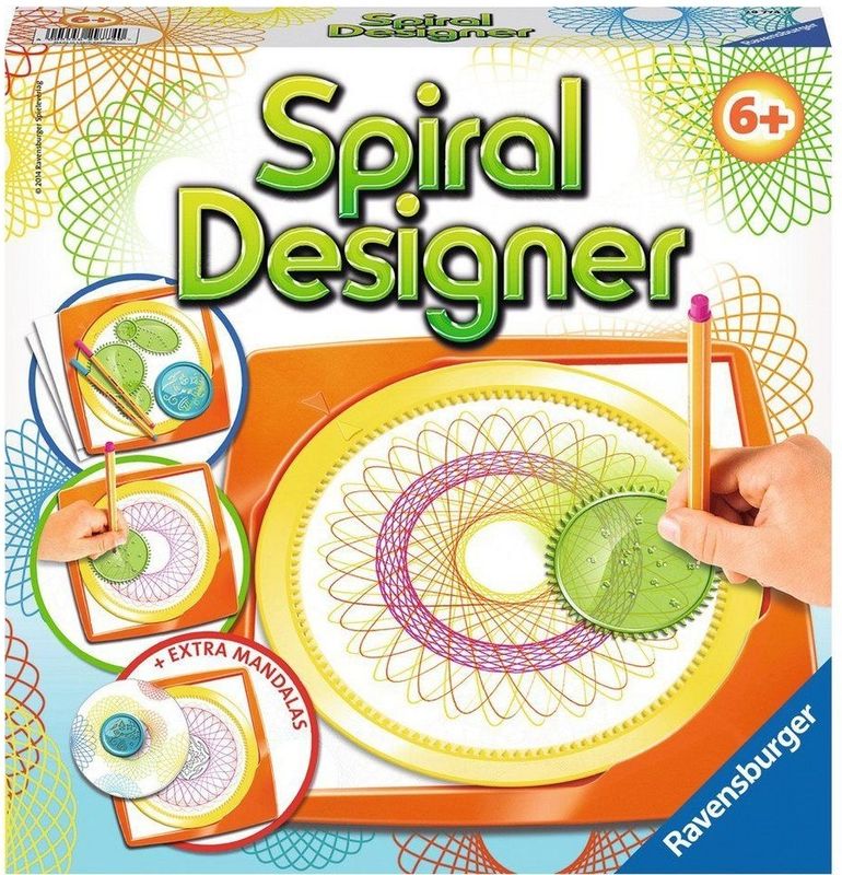 Spiraal Designer - Tekenset - Multicolor - Inclusief 2 Viltstiften