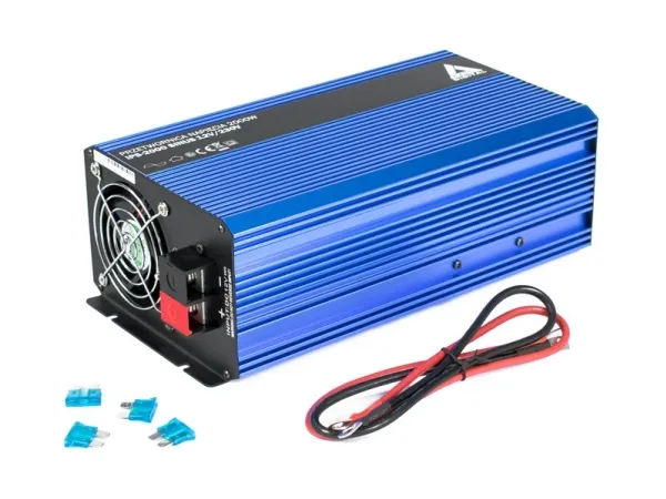 AZO Digital inverter Voltage converter 12 VDC/230 VAC SINUS IPS-2000S 2000W
