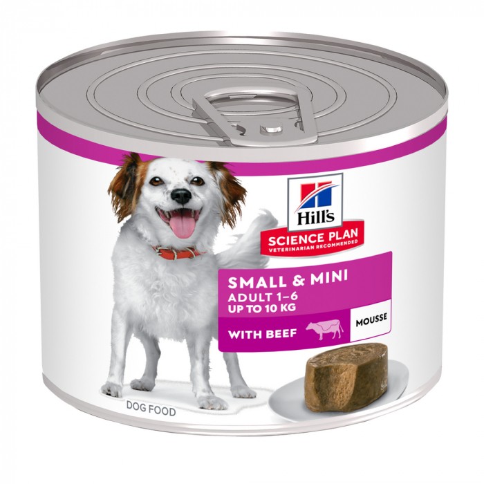 HILL'S Science Plan Small & Mini Adult en mousse au bœuf - Pâtée pour chien