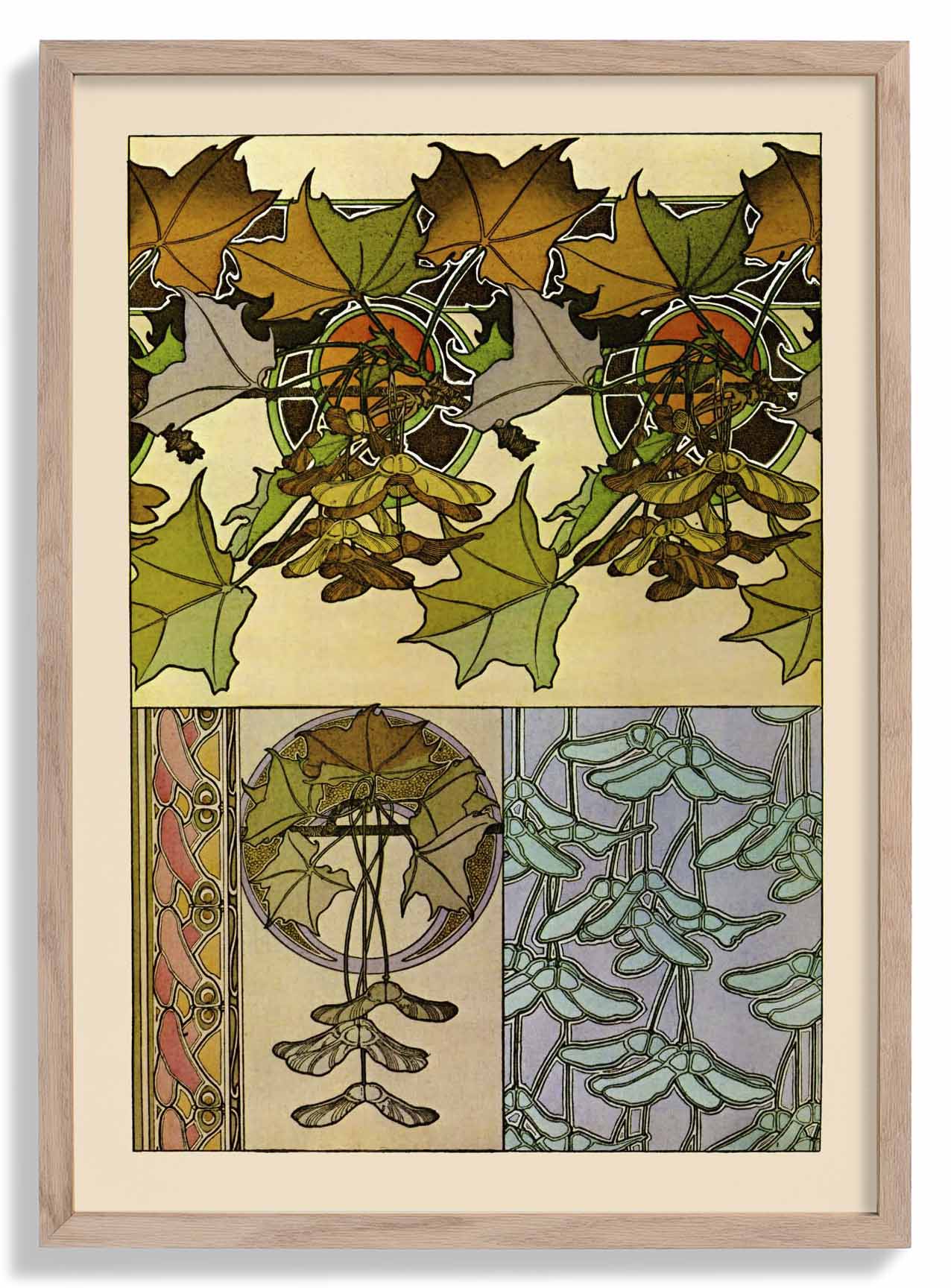 Eichenblätter von Alphonse Mucha
