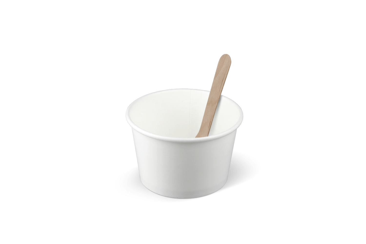 IJsbeker 120ml Ø78mm 4oz karton wit
