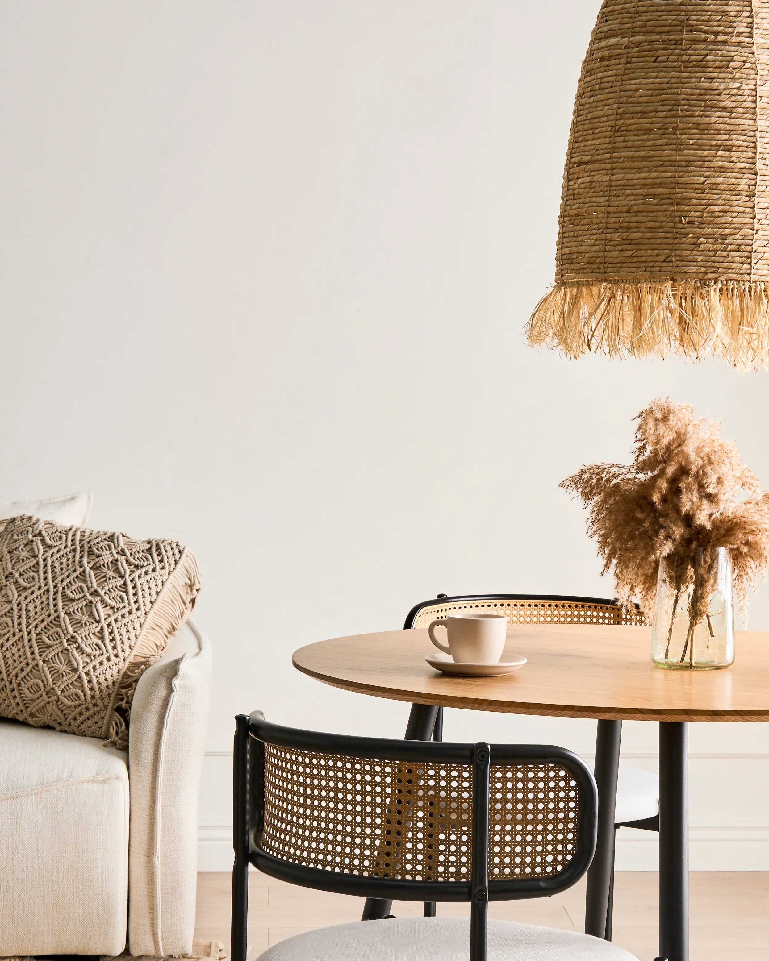 Set van 4 mokken GINSENG Steengoed Lichtbeige