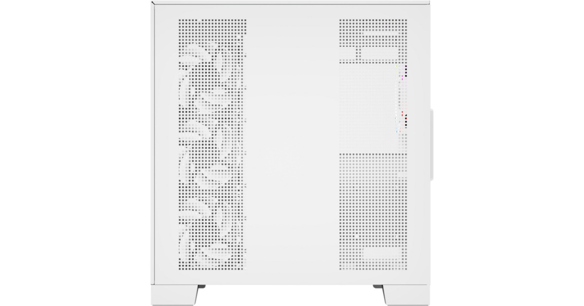XYZ PC GearTesseract A-RGB midi tower behuizing  (Wit | 2x USB-A | 1x USB-C | RGB | Tempered Glass)