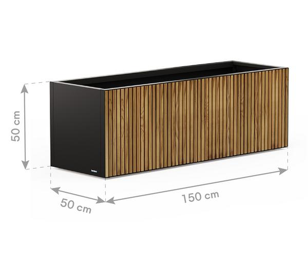 Herstera Metall-Pflanzkasten Deco Planter LED,
