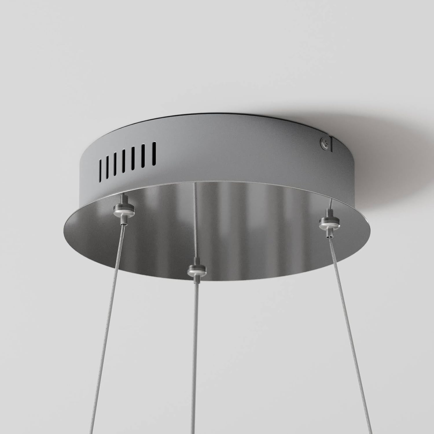 Lindby LED Davian dimmbar (Modern) in Alu aus Aluminium (1 flammig,) Wohnzimmerleuchte