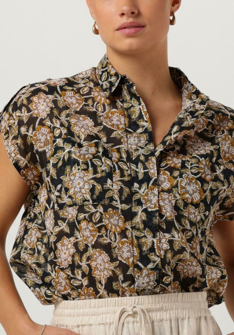 CIRCLE OF TRUST donkergroene circle of trust blouse lana blouse