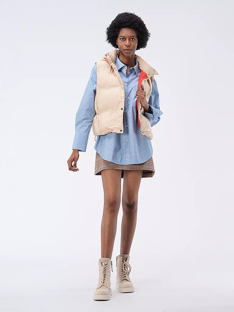 PENN&INK Steppgilet beige