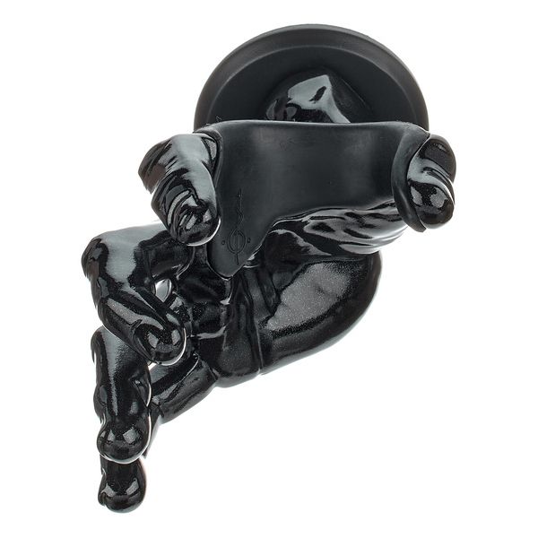 Guitar Grip Male Hand Black Metallic Right