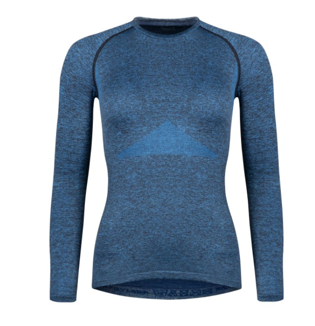 Force Soft Baselayer til kvinder langærmet Blå