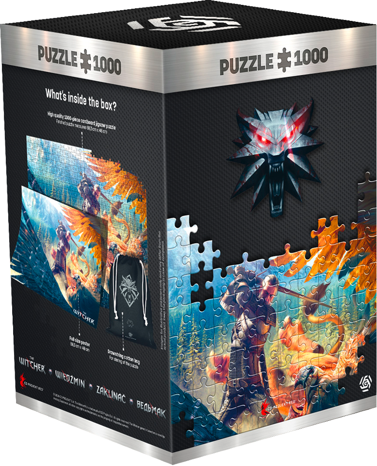 Good Loot - The Witcher: Griffin Fight Puzzles, Premium - 1000