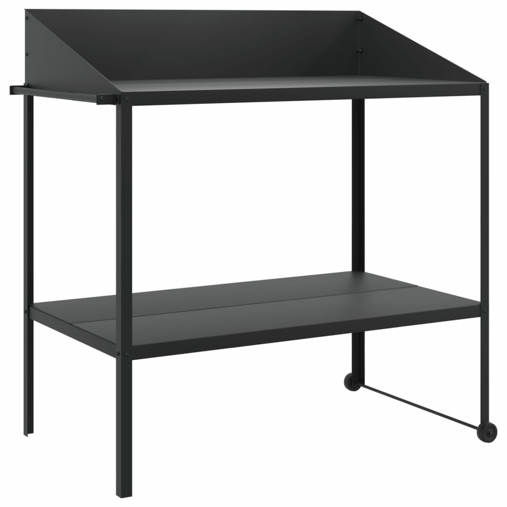 Support pour plantes anthracite 100x54,5x100 cm acier galvanisé