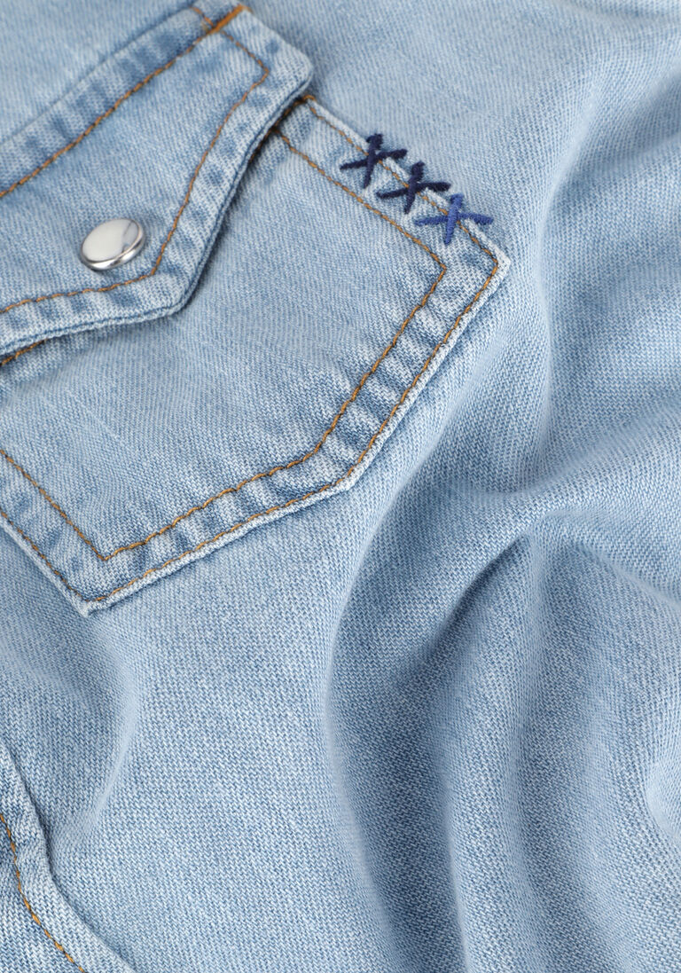 SCOTCH & SODA lichtblauwe scotch & soda casual overhemd 167412-22-fwbm-d20