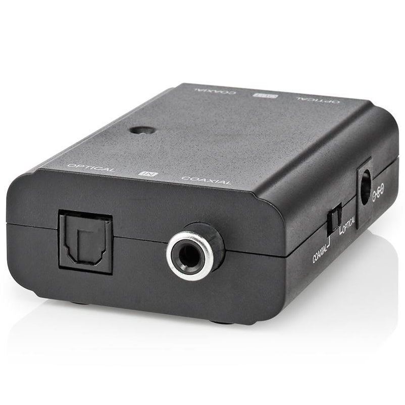 Nedis ACON2507BK audio converter 2-weg Toslink - Coax