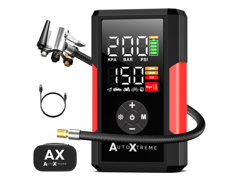 AutoXtreme Air-200 luchtcompressor met elektrische fietspomp