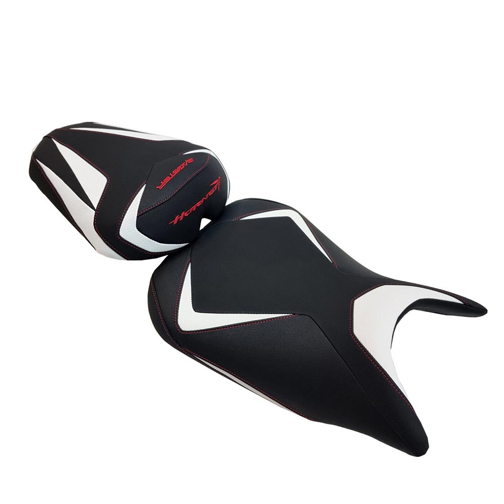 Bagster - Selle Ready Luxe série spéciale Honda CB750 Hornet (2023-) Noir / Blanc