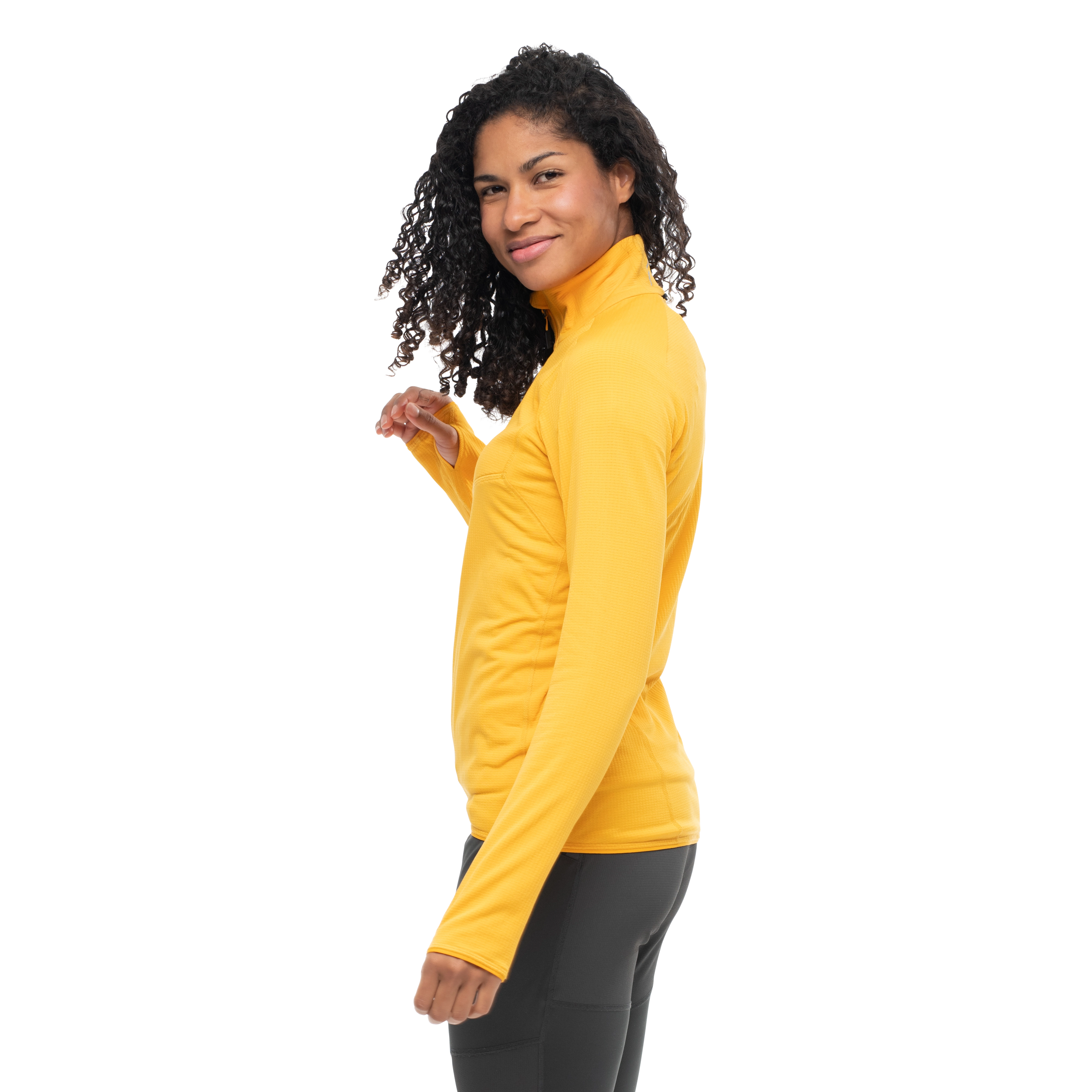 Y LightLine Essence Midlayer Jacket Women Mango Yellow