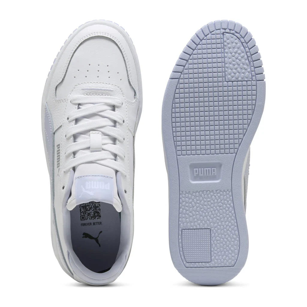 Puma Carina Street Jrsneakers wit/lichtblauw