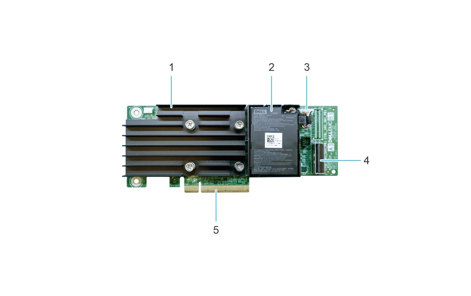 RAID-Controller 405-ABCE PERC H750 Adapter, LP/FH<br>PERC H750 Adapter, Low Profile/Full Height
