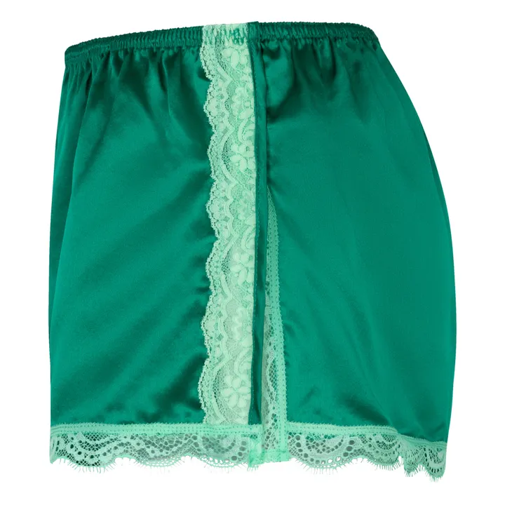Love Stories Short de Pyjama Apollo Soie | Vert