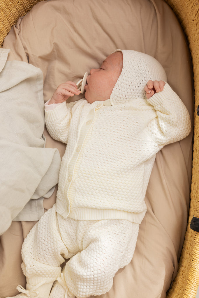 Taki, Strik cardigan - Gentle White