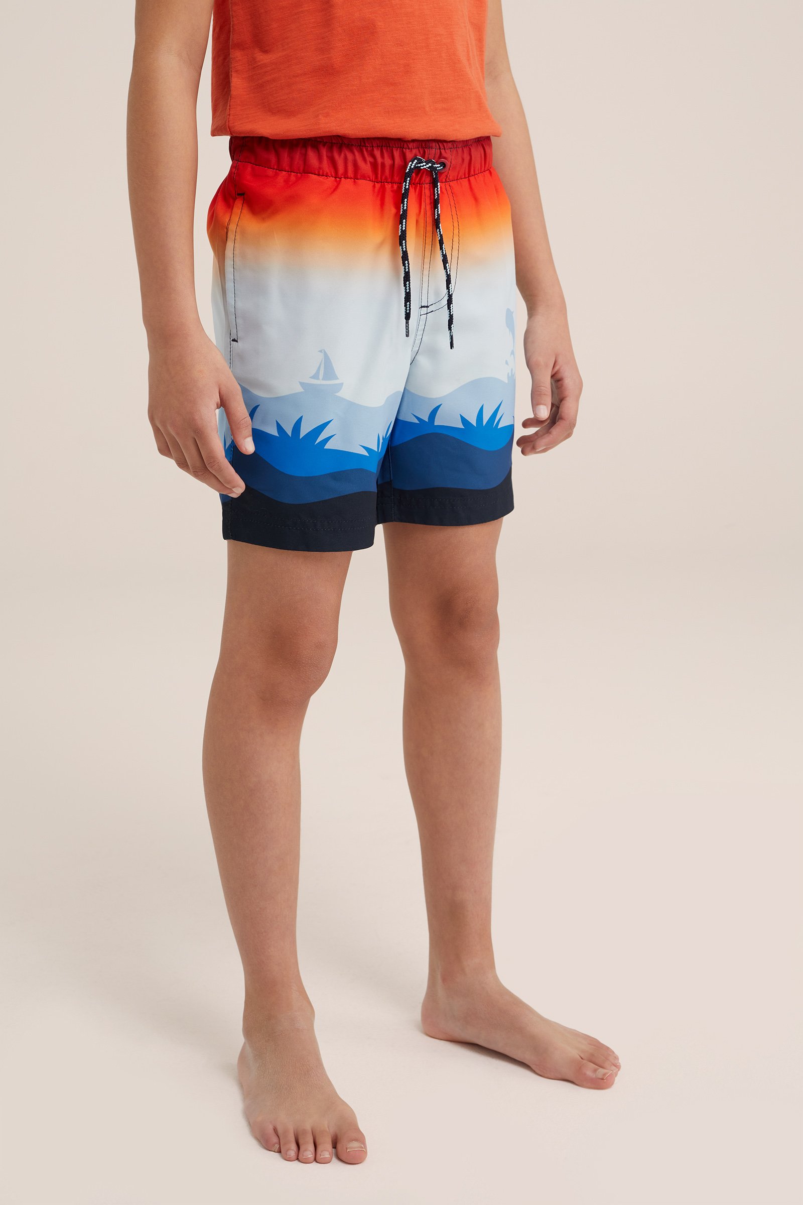 Jongens zwemshort met dessin WE Fashion All-over print