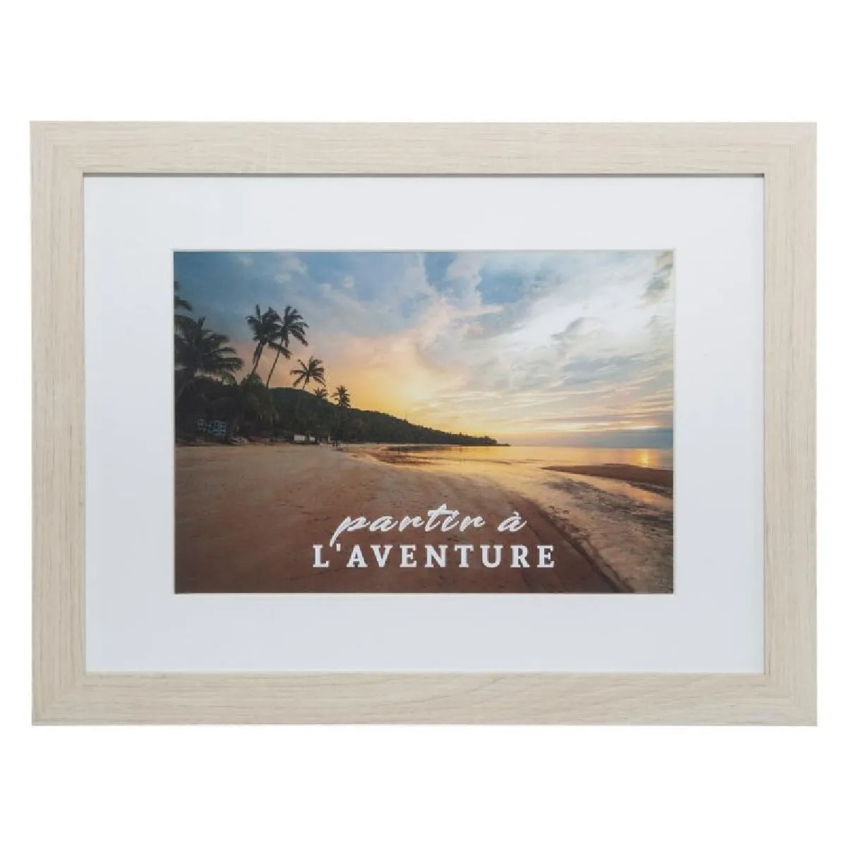 Atmosphera, Createur D'Interieur Atmosphera Cadre photo Josh MDF 40x50 cm Beige